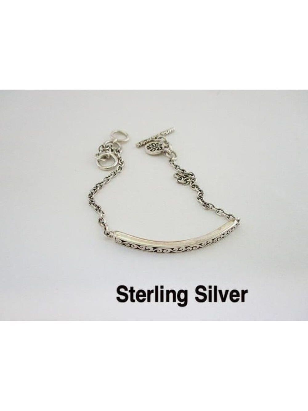 Lois Hill SS Bracelet with Scroll Design